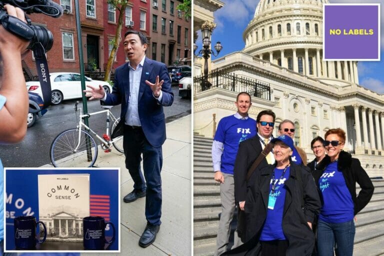 Andrew Yang sparks rumors about third-party management under the No Labels mantle