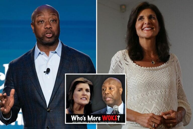 Attack ad uses AI-generated voices of Nikki Haley and Tim Scott to claim they are ‘too woke’