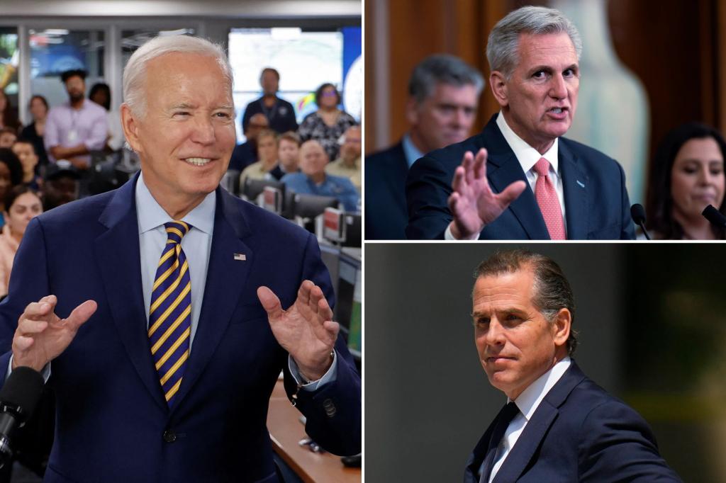 Biden Laughs at Question About Kevin McCarthy's Request for His Bank Records: 'Hee-hee-hee'