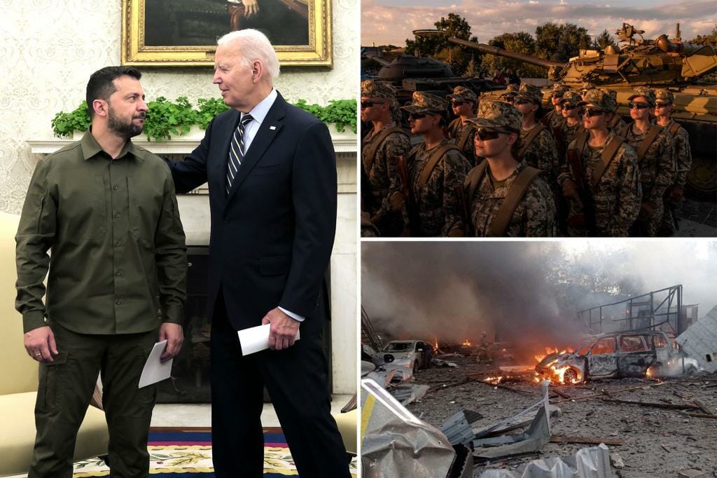 Biden approves $325 million military aid package for Ukraine while Zelensky visits the White House