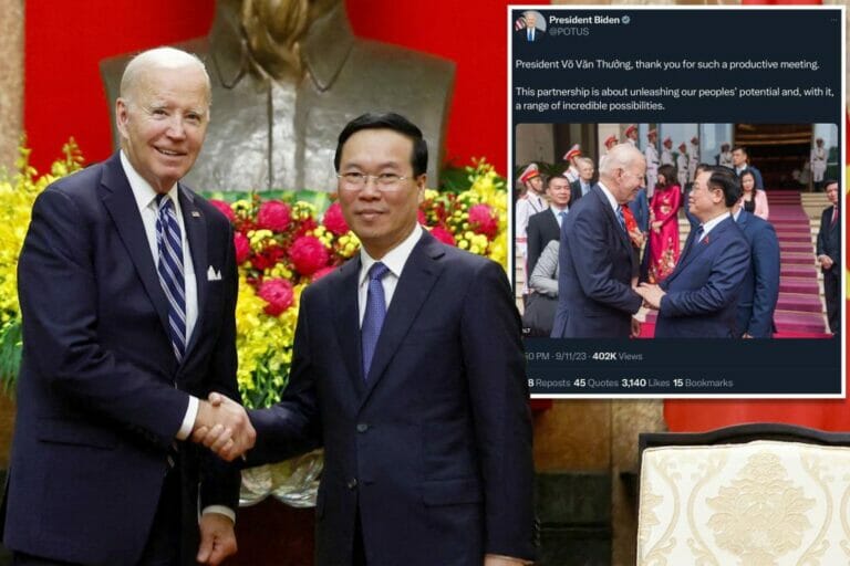 Biden deletes tweet thanking Vietnamese president with photo of wrong leader