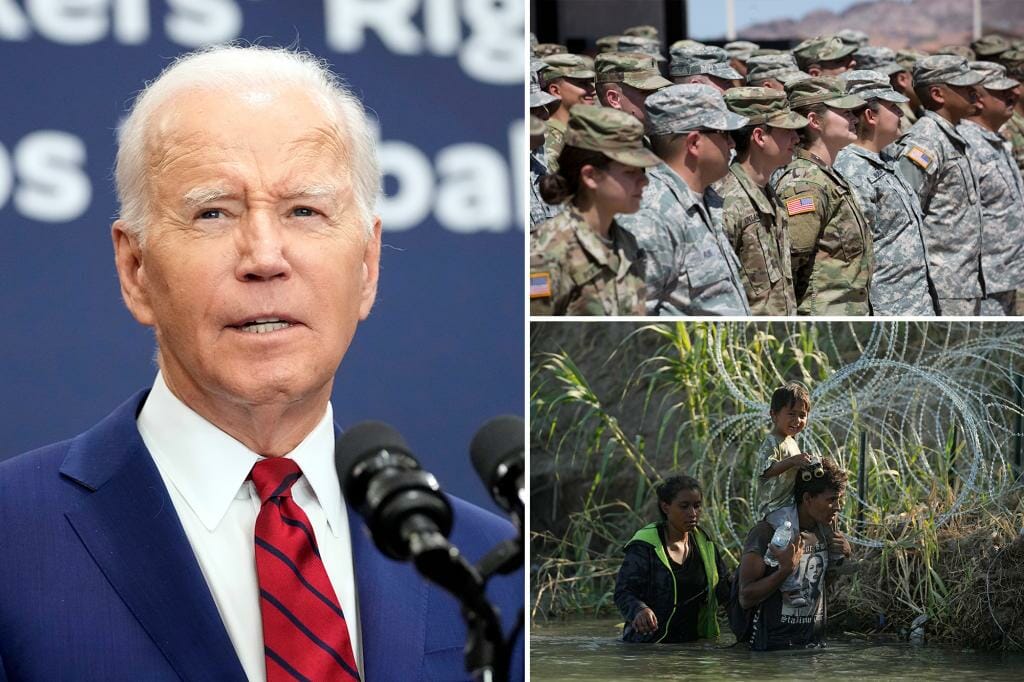 Biden sends 800 fresh troops to border, but not to enforce the law