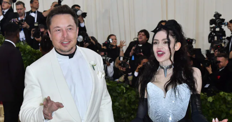 Biography claims that Elon Musk has a 'secret' third child with singer Grimes and his son Techno Mechanicus
