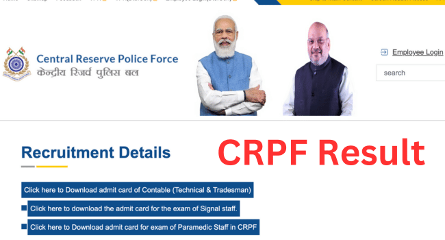 CRPF Result