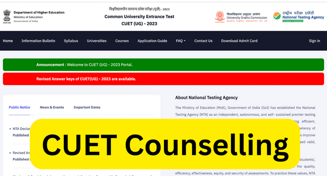 CUET Counselling
