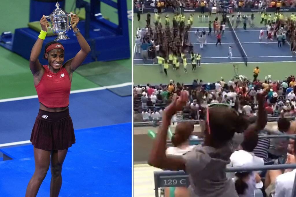 Coco Gauff hinted at her future as an 8-year-old dancing at the US Open in adorable video, 11 years before winning a historic title