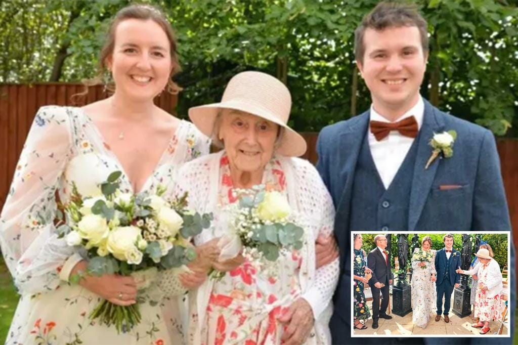 Couple says 'I do' for second time to grandmother with Alzheimer's at nursing home, 164 miles away