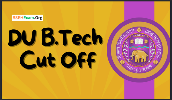 DU B.Tech Cut Off
