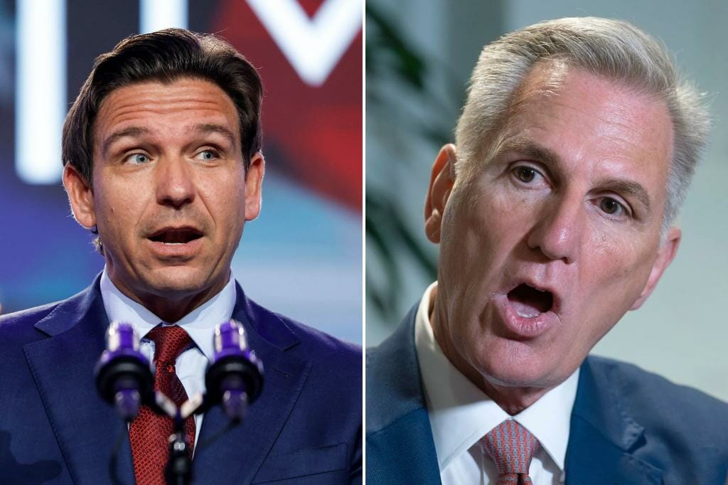 DeSantis hits back at McCarthy after dis: 'He added trillions' to debt