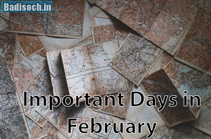Important Days in February