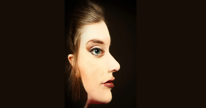 Face or profile of a woman?  A new optical illusion reveals things about your personality you probably didn't know