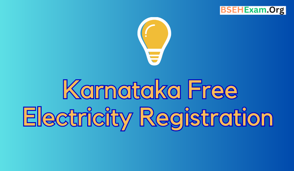 Karnataka Free Electricity Registration