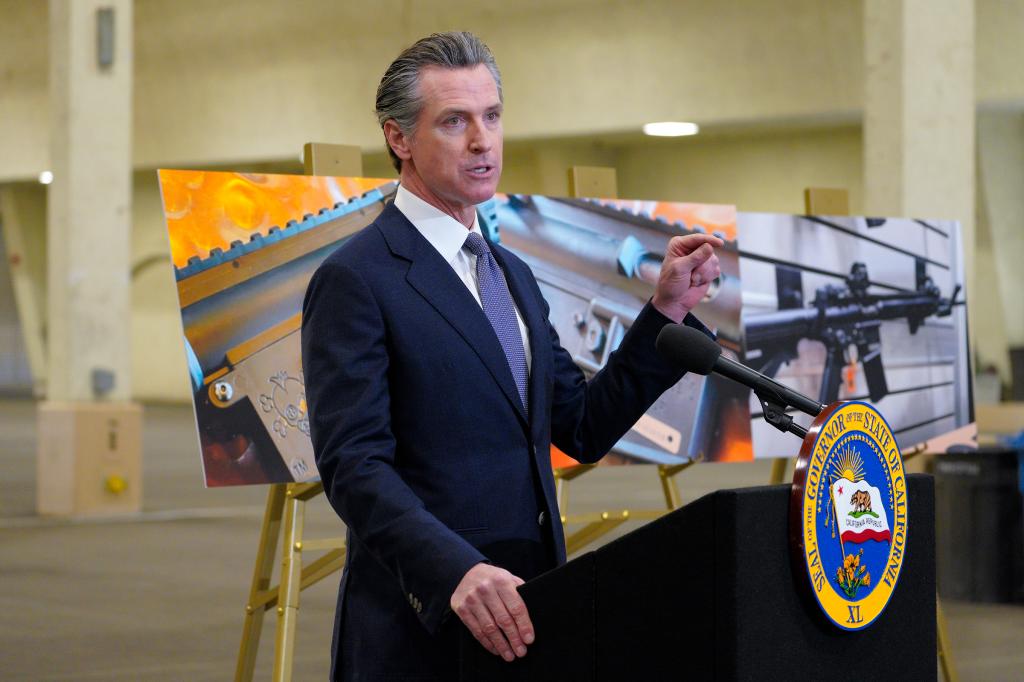 Gavin Newsom doubles taxes on guns and ammunition to pay for school safety