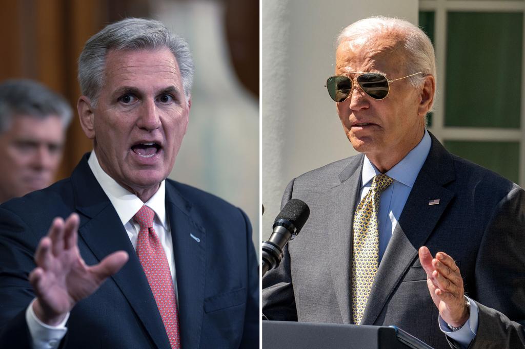 House vote would determine whether to open impeachment inquiry into Biden: McCarthy
