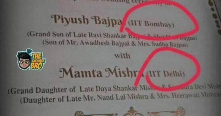 IIT Couple Getting Married Adds Alma Mater to Unusual Wedding Invitation, See Here
