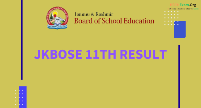 JKBOSE 11th Result 2023 Jammu, Kashmir Division Roll Number Wise Link