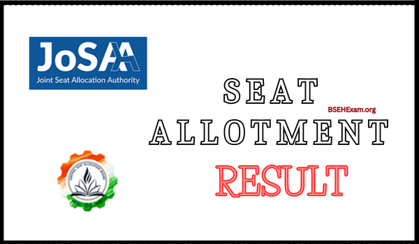 JoSAA Seat Allotment Result
