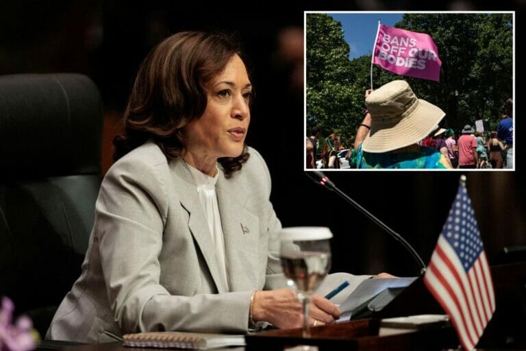 Kamala Harris insists Democrats don’t support abortion up to birth, but won’t say where the line should be