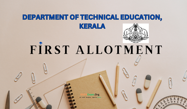 Kerala Polytechnic First Allotment