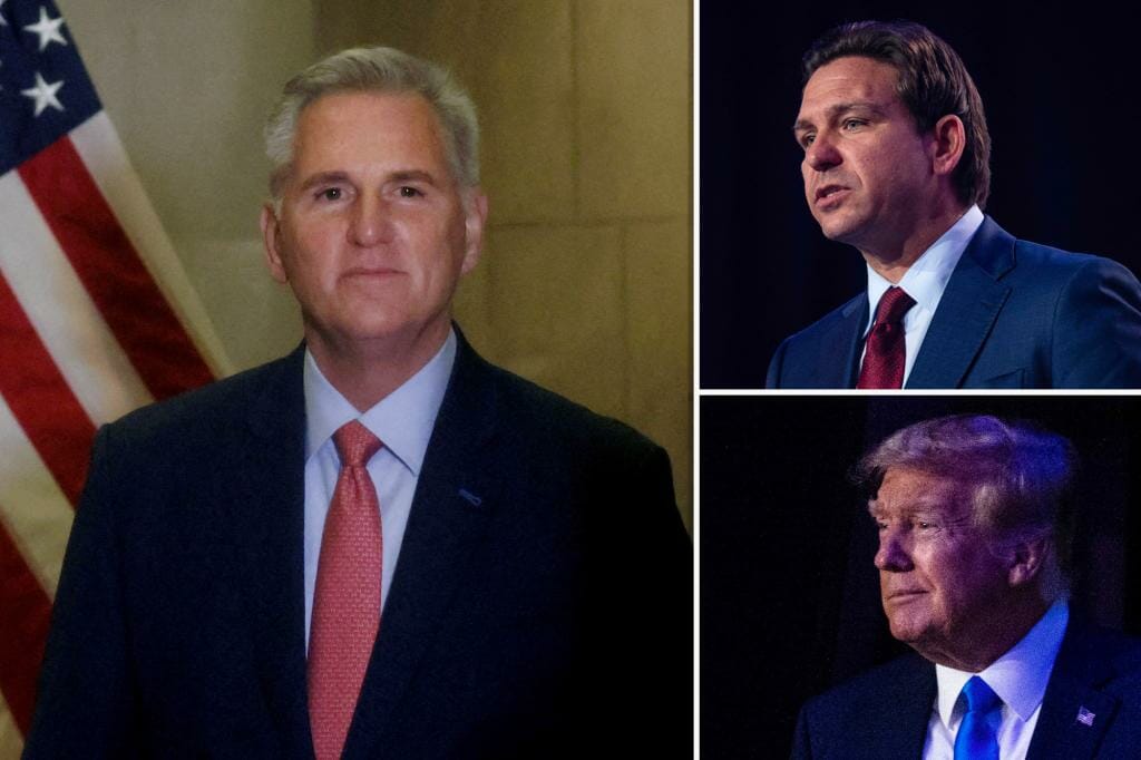 Kevin McCarthy criticizes Ron DeSantis: "He is not on the same level" as Trump