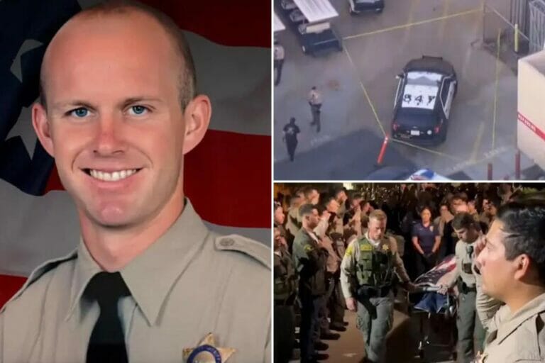 Los Angeles sheriff's deputy shot and killed while sitting in his patrol car, days after getting engaged