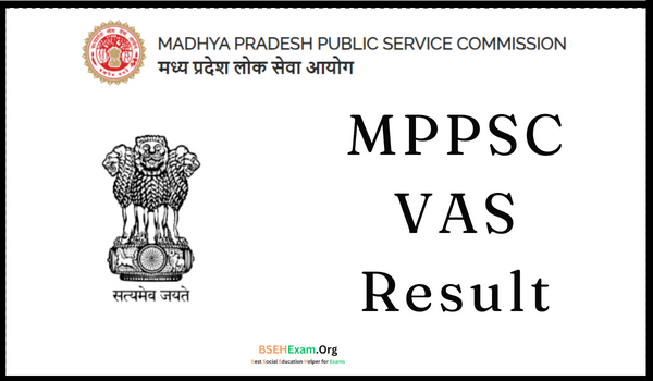 MPPSC VAS Result