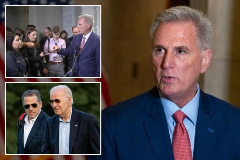 McCarthy goes on offensive with AP reporter about Biden impeachment inquiry: ‘Have you asked the White House any questions?’