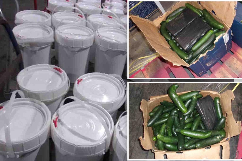 Mexican man caught trying to smuggle 400 pounds of cocaine in cucumber shipments across the border