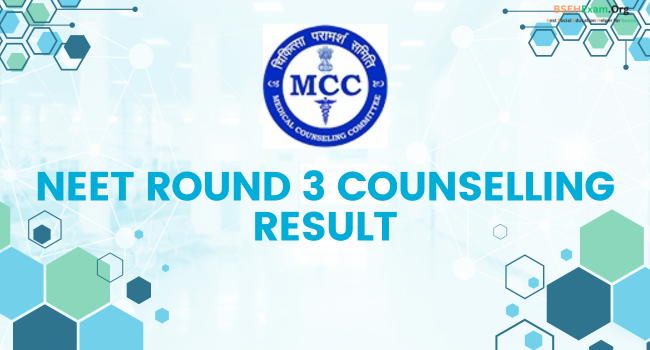 NEET Round 3 Counselling Result