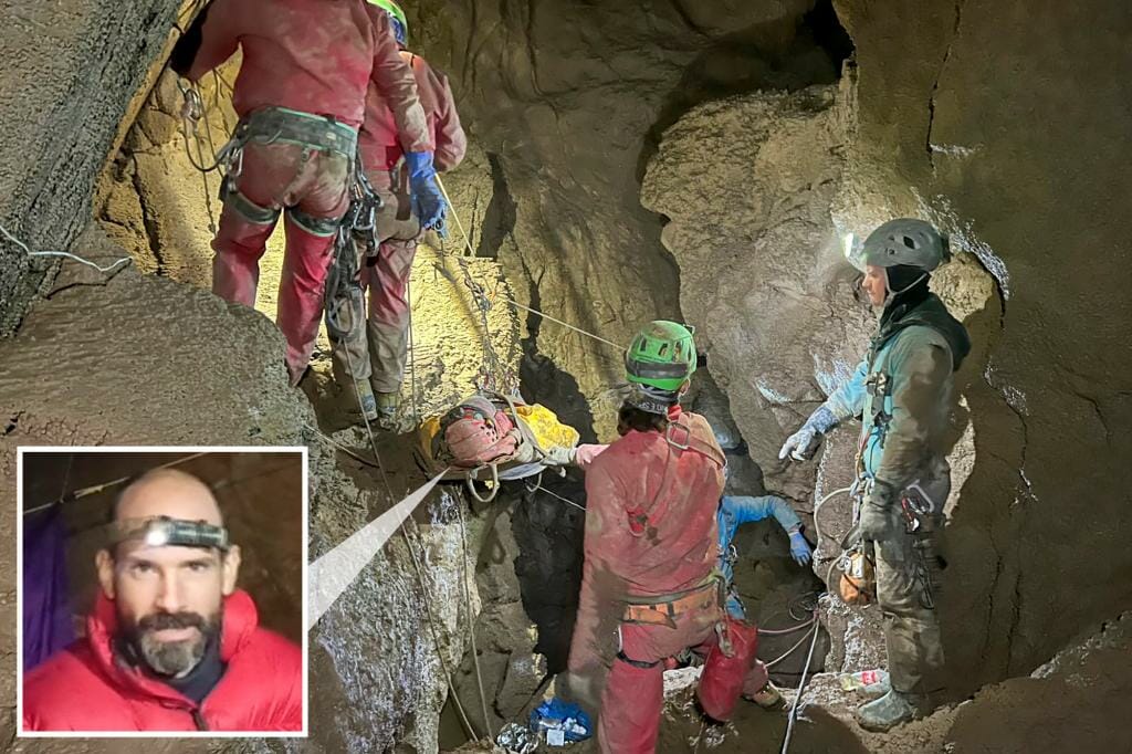 New York researcher Mark Dickey is rescued after spending 9 days trapped more than 3,000 feet deep in a Turkish cave.