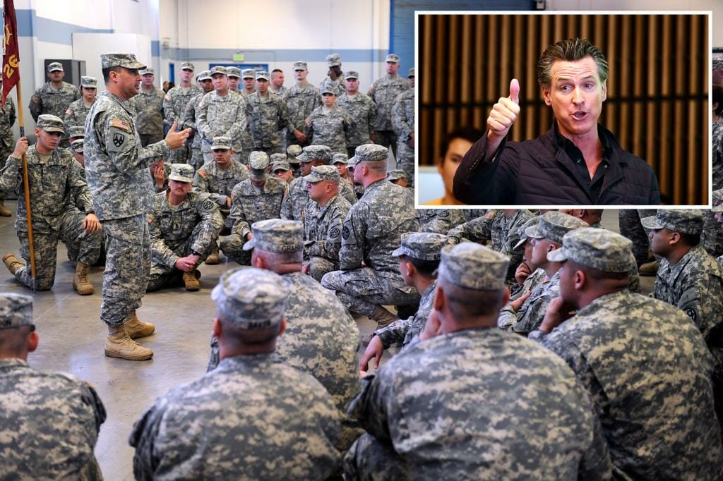 Newsom places more California National Guard troops on the border to combat the tide of smuggled drugs, mainly fentanyl, from Mexico