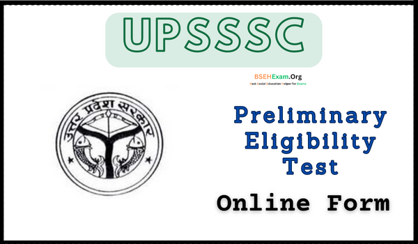 UPSSSC PET Online Form