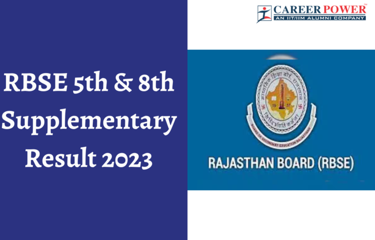 RBSE 5th and 8th Supplementary Results 2023 Out, Direct Link_30.1