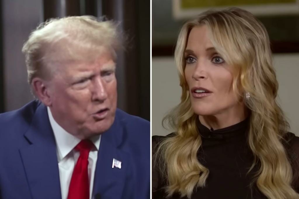 Republican rivals pounce on Trump after the former president flubbed when Megyn Kelly asked him if a man 'can become a woman.'