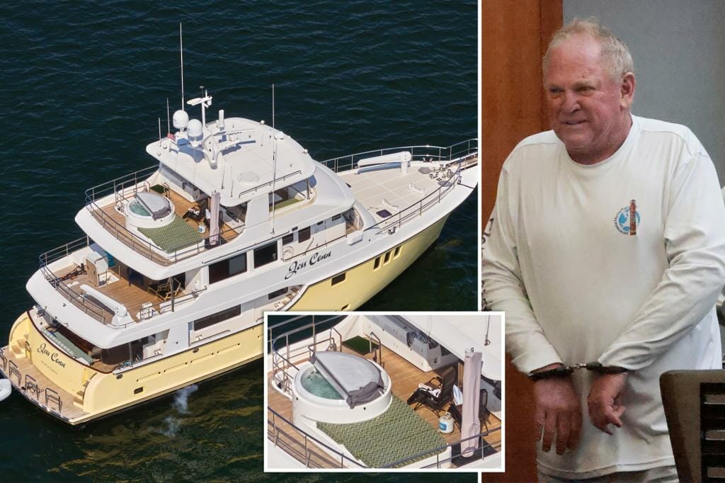 Retired doctor arrested with 'prostitutes, drugs and guns' free after posting $200K bail, while yacht still in Nantucket Harbor