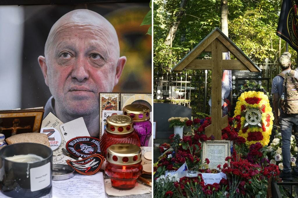 Russian authorities quietly remove Prigozhin memorials after deadly plane crash