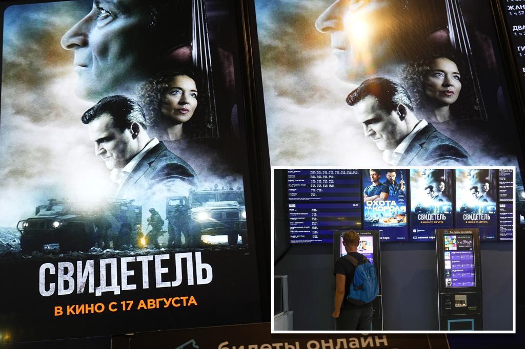 Russian war propaganda film screened in empty theaters