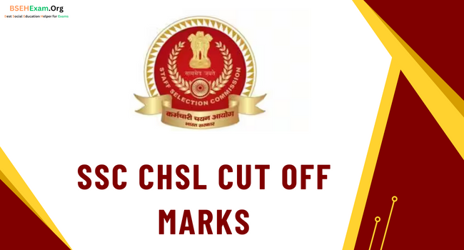 SSC CHSL Cut off marks