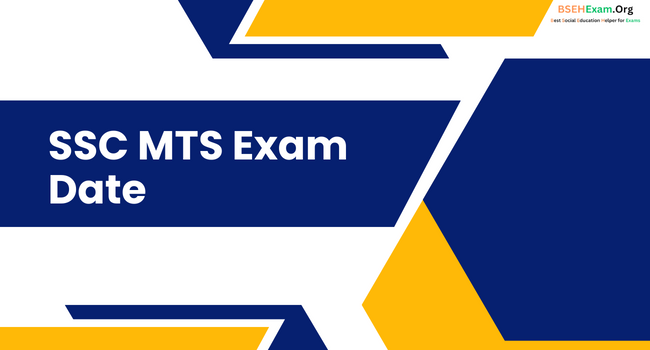 SSC MTS Exam Date