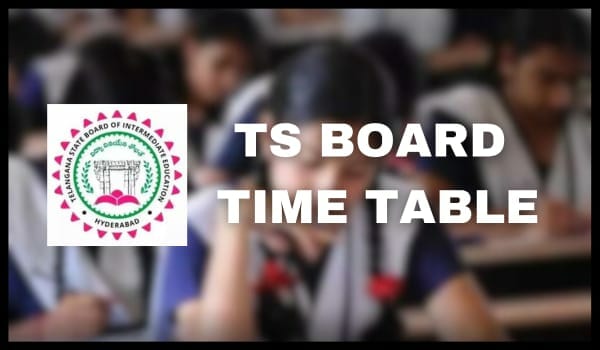 TS Board Time Table
