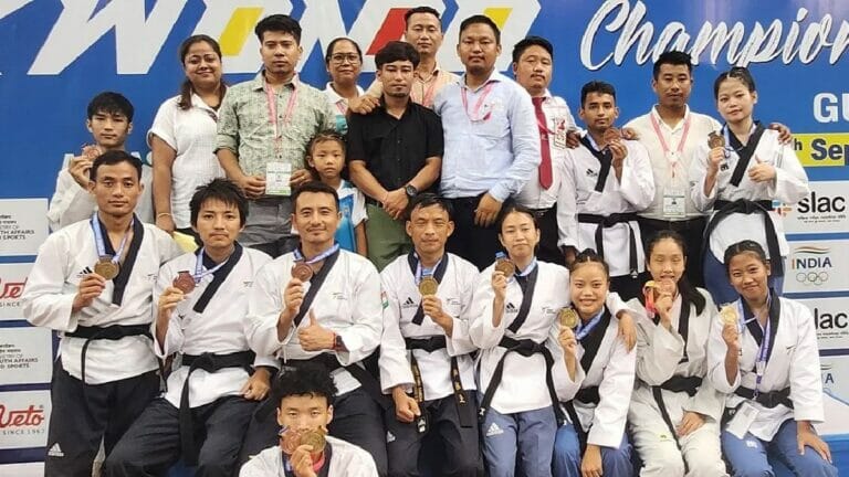 Taekwondo Championships: Arunachal Pradesh athletes win 5 gold and 4 bronze medals