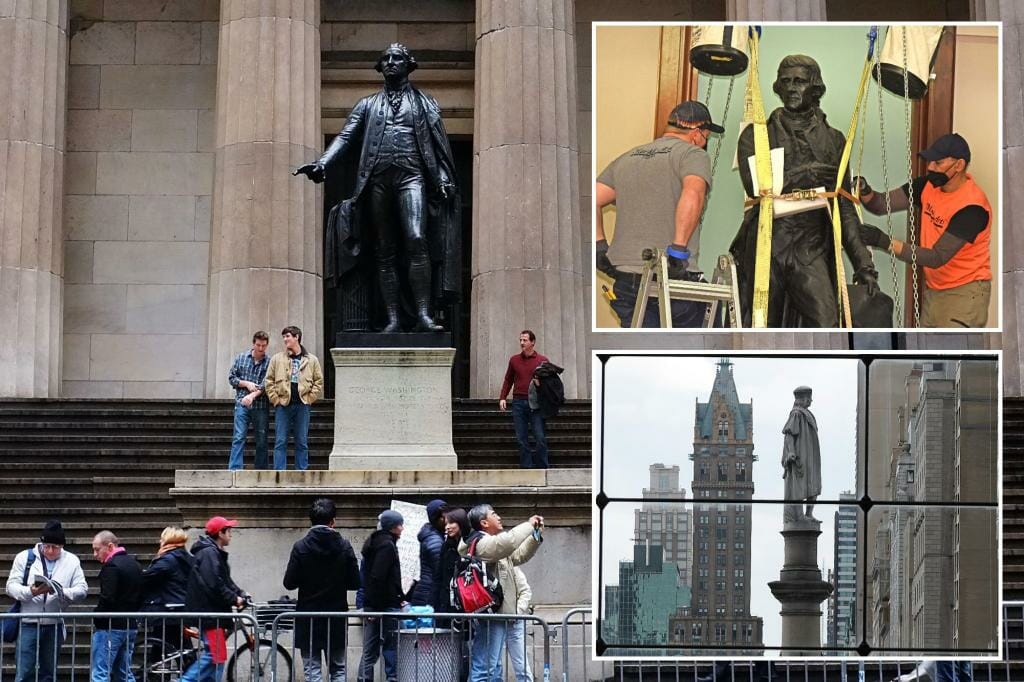 The city of LI will 'wake up' New York: we will take statues in honor of Washington, Jefferson and Columbus