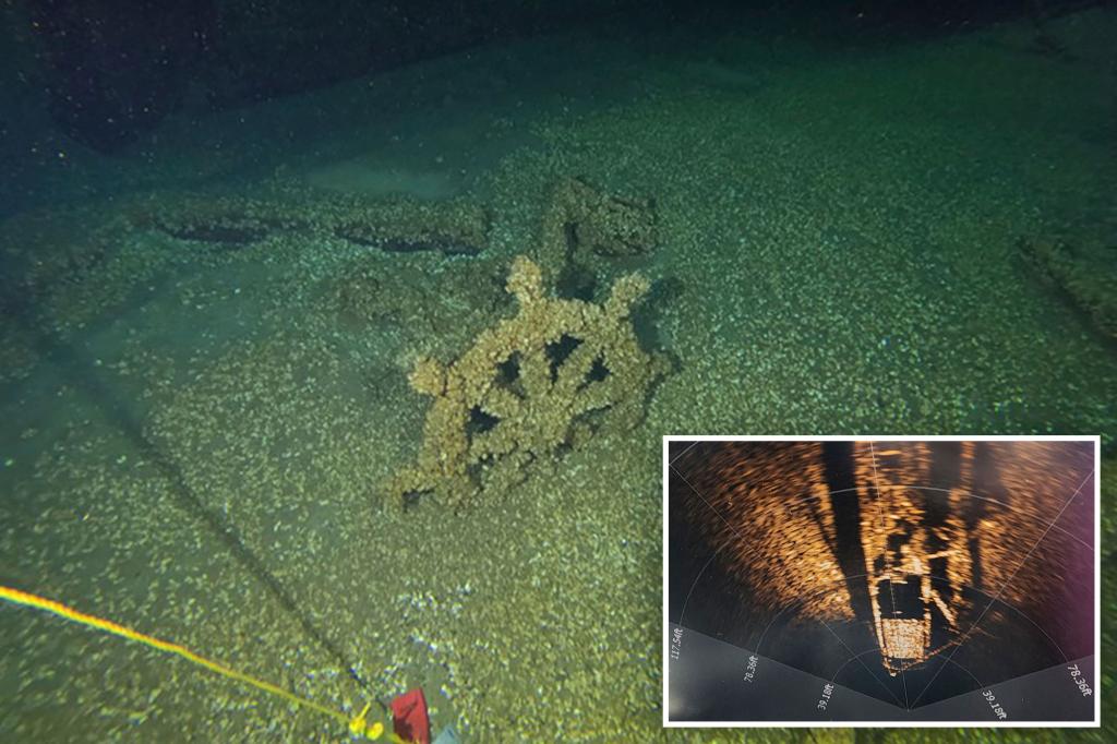 The ship that sank more than 140 years ago is in near perfect condition and the crew's belongings are still present