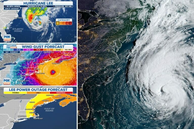 Tropical Storm Warnings Expanded in New England as Hurricane Lee Makes Final Approach