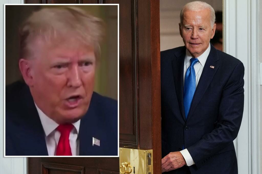 Trump backs cognitive testing for presidents after his own series of gaffes, including claiming that Biden would push the United States into World War II.