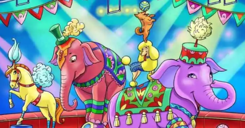 You need to detect the little pig hidden in the circus in this latest optical illusion