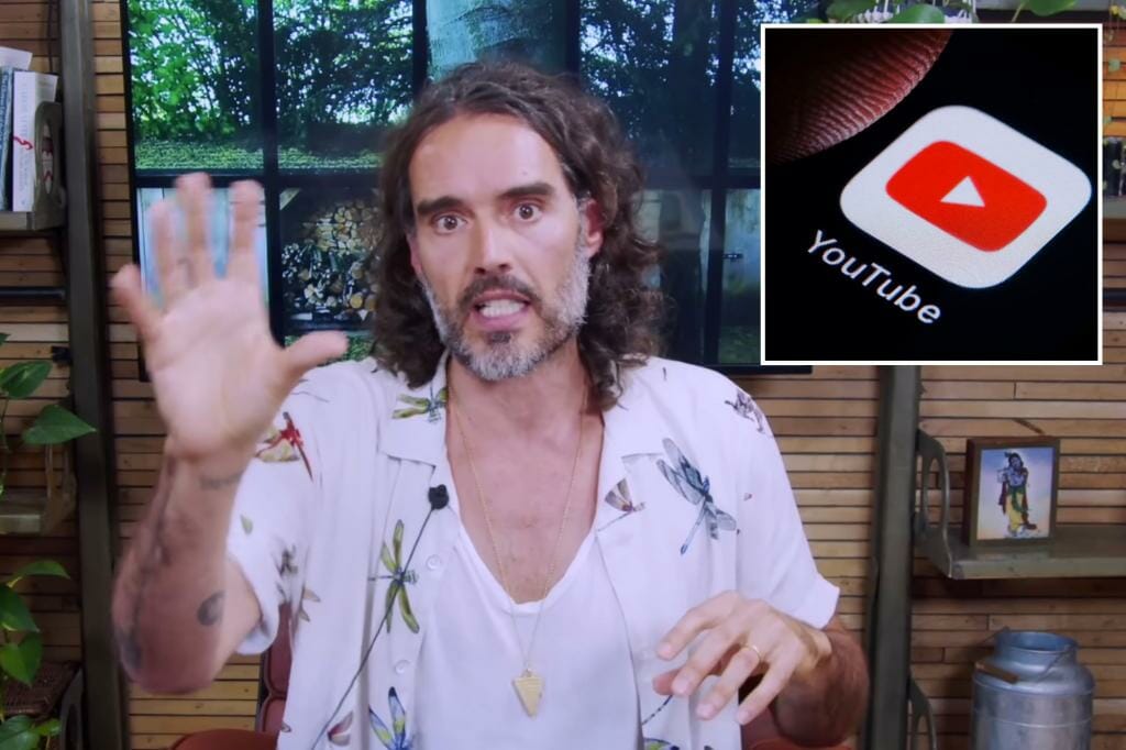 YouTube suspends Russell Brand from making money from streaming site after sexual assault allegations
