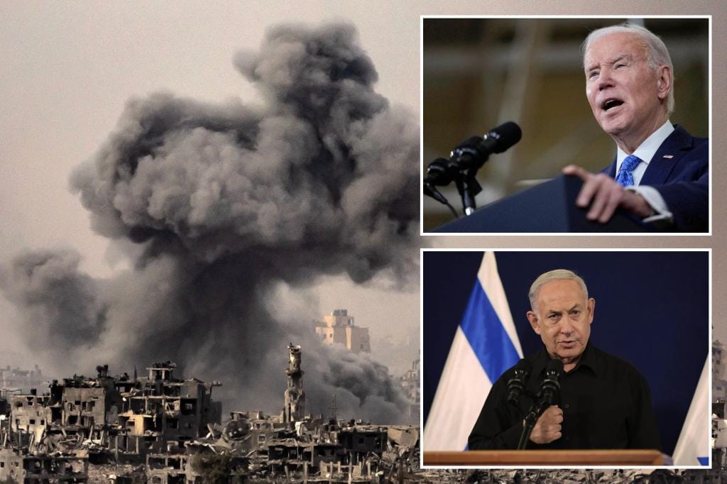 Biden holds emergency call with Netanyahu on protecting Palestinian civilians