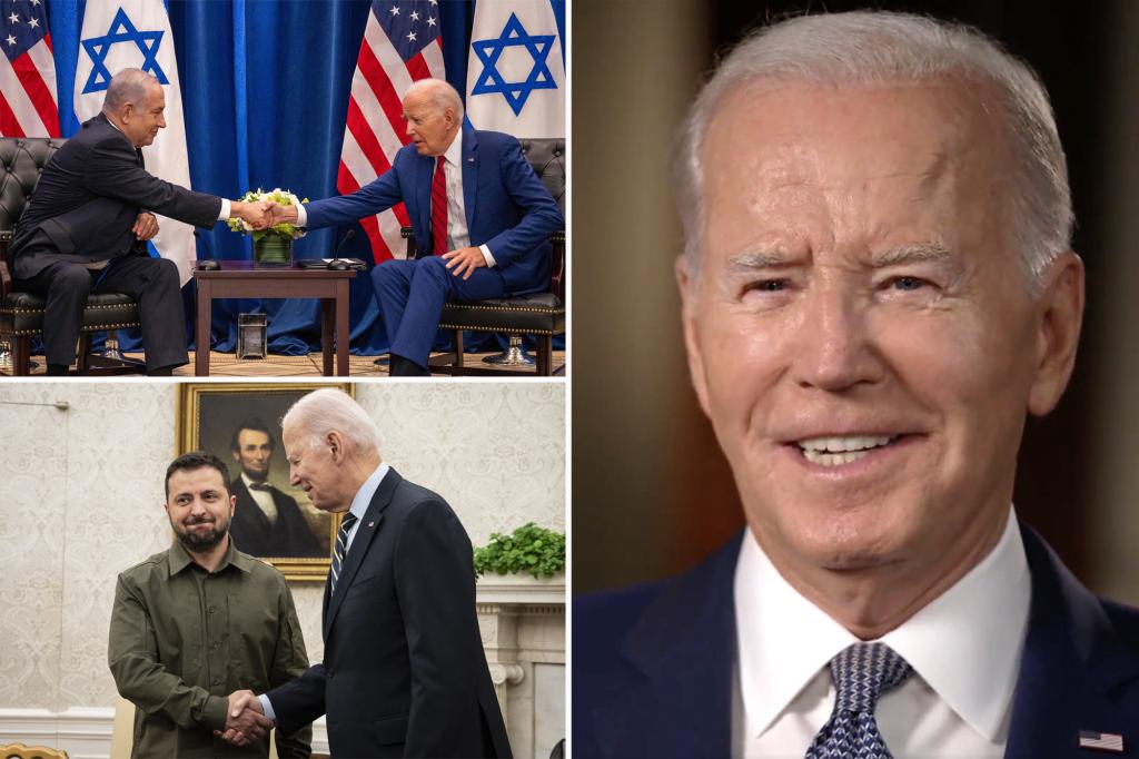 Biden insists that the United States can face wars in both Ukraine and Israel: "The most powerful nation in history"