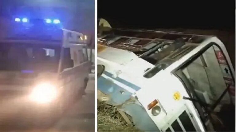 Bus Overturns In Gujarat’s Surendranagar: 40 People Injured